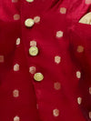 BownBee Pure Chanderi Full Sleeve Sherwani Dhoti for Boys- Maroon