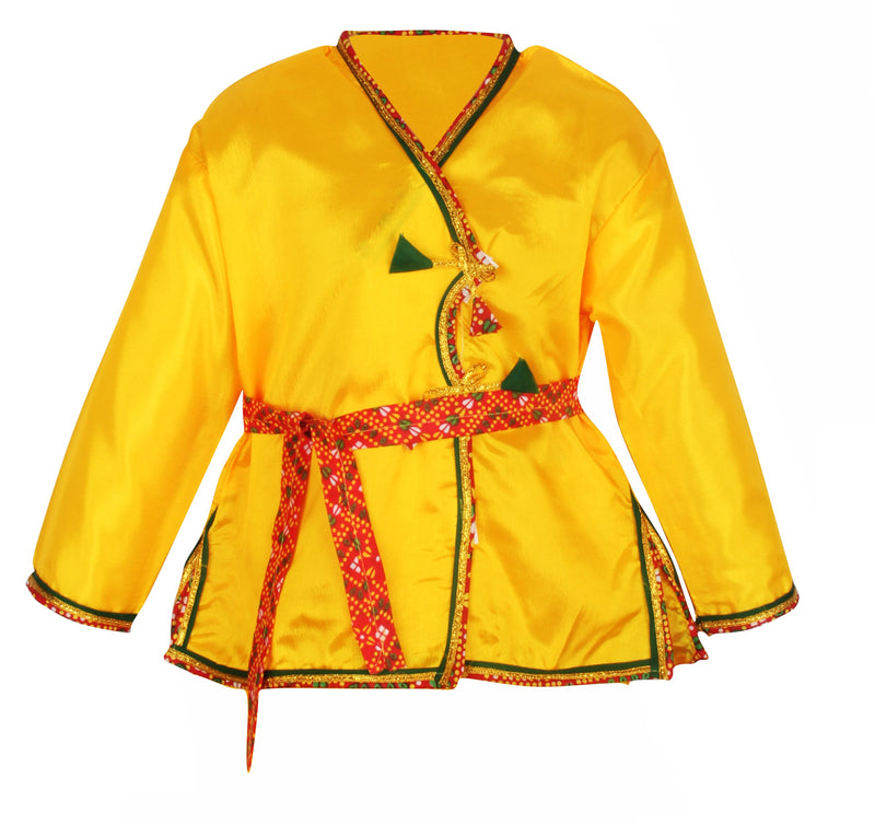 Bownbee Kanhaiya Dhoti Kurta for Boys - Yellow