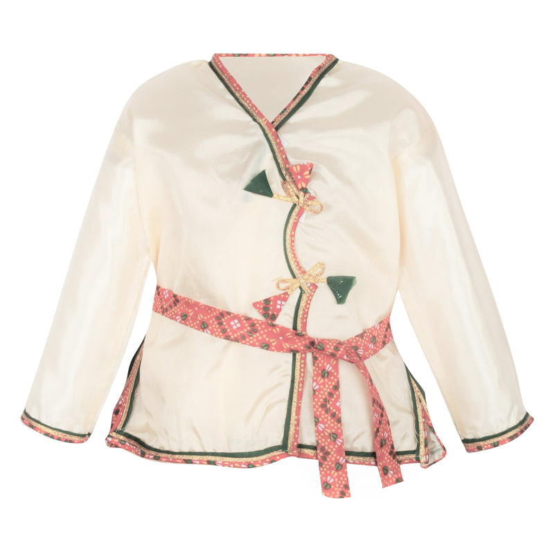 Bownbee Kanhaiya Dhoti Kurta for Boys - White