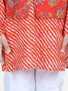 BownBee Attached Jacket Kurta Pajama for Boys- Orange