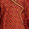 Jaipuri Print Cotton Kedia Dhoti Set-Red