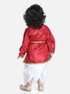 Little Kanhaiya Suit Dress Set- Maroon