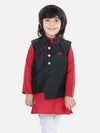 Party Waistcoat Jacket for Boys- Black-2-11 Years