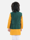 Party Waistcoat Jacket for Boys- Green-2-11 Years
