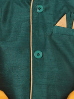 Party Waistcoat Jacket for Boys- Green-2-11 Years