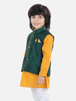 Party Waistcoat Jacket for Boys- Green-2-11 Years
